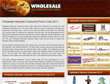 Tablet Screenshot of halloweencostumesbay.com